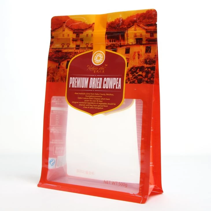 Ziplock Gıda Çantası, Pencereli Temizle