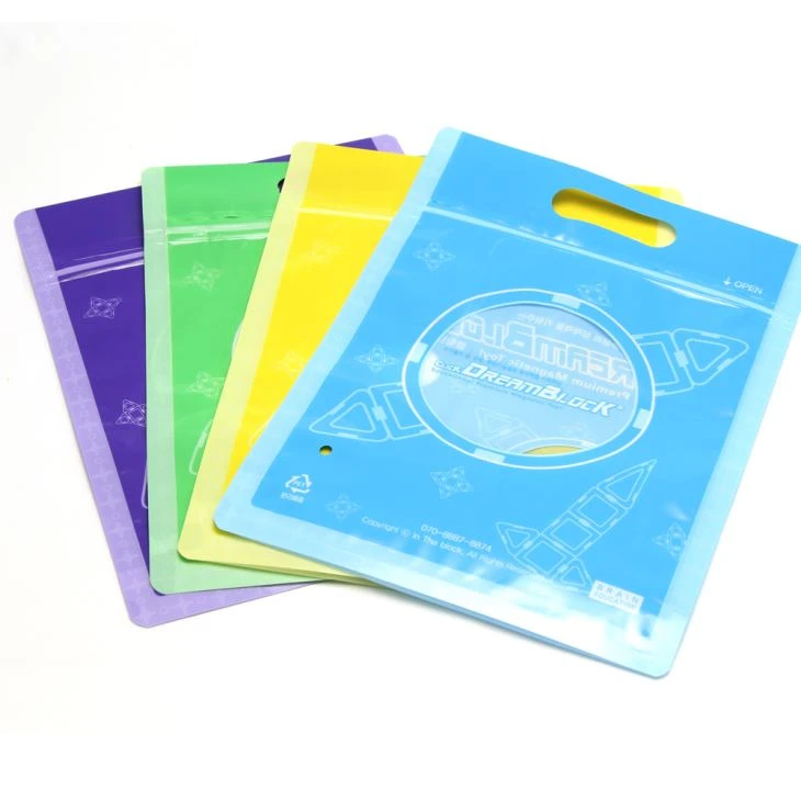 Pencere ile birlikte Standı Plastik Atıştırmalık Çantası
