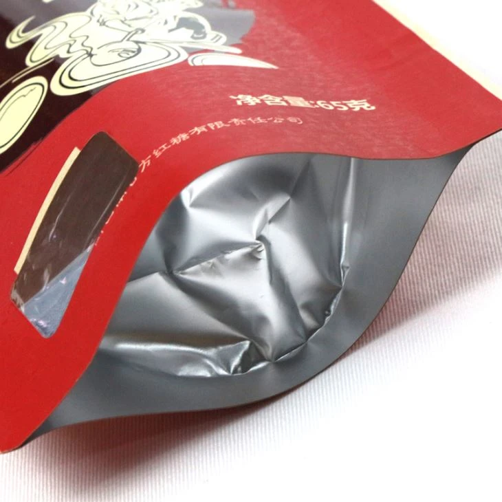 stand up zipper bag