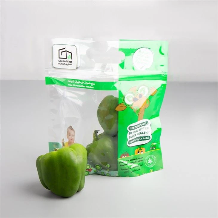 Plastik Nefes Alabilir Sis Önleyici Taze Meyve Sebze Paketleme Torbaları