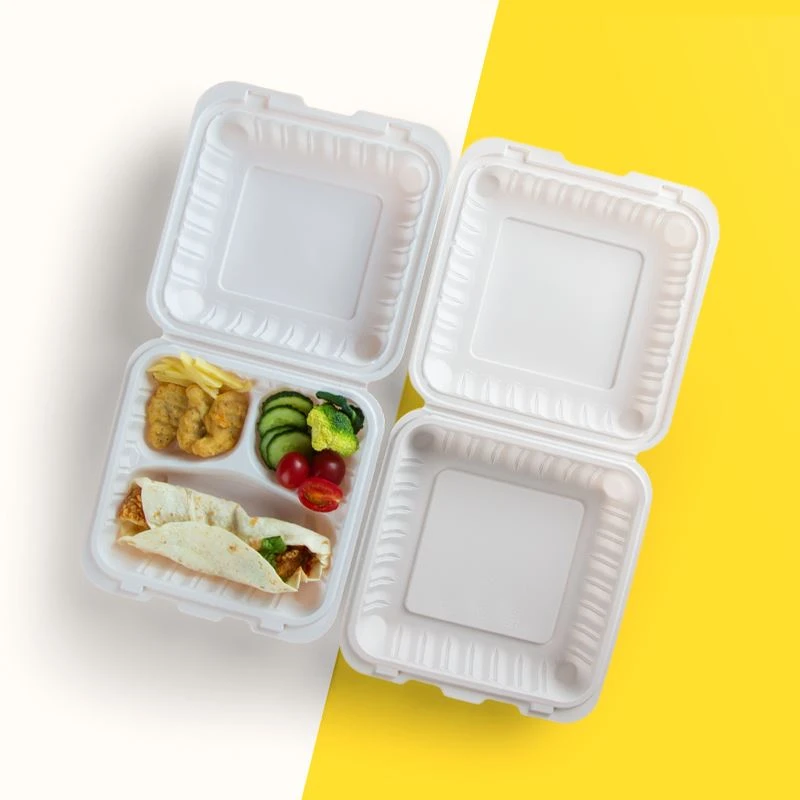 Sıcak Satış YR9581 Tek Kullanımlık Menteşeli Gıda Kabı Mikrodalgada Plastik Y...