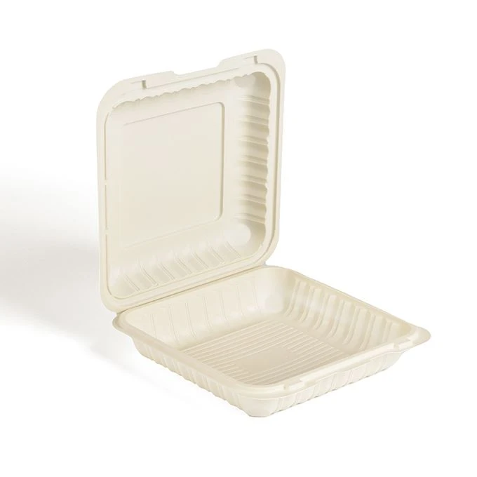 9 inç 3 Bölme Şeffaf Eko PP Plastik BPA Ücretsiz Tek Kullanımlık Paketleme Öğ...