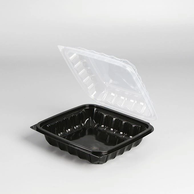 New Item Meal Food Takeout Lunch Box Disposable Plastic Takeaway Container Dual Color To Go Food Container For Restaurant