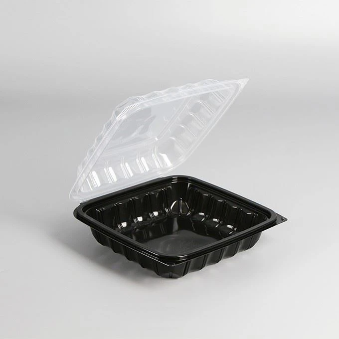 New Item Meal Food Takeout Lunch Box Disposable Plastic Takeaway Container Dual Color To Go Food Container For Restaurant