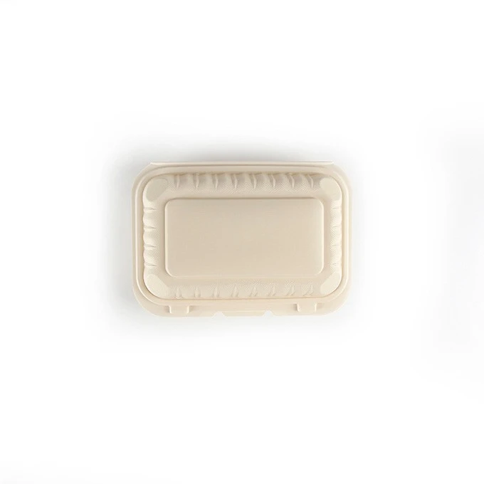 Thermoform 9x6inch Microwavable PP Food Container Disposable Take Away Out Plastic Bento Lunch Boxes