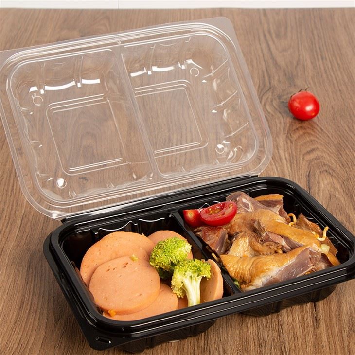 9x6'' Çift Renkli Paket Servis Kabı