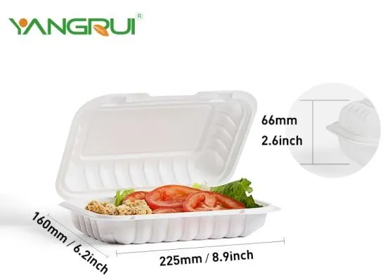 9x6 inç beyaz artık kap