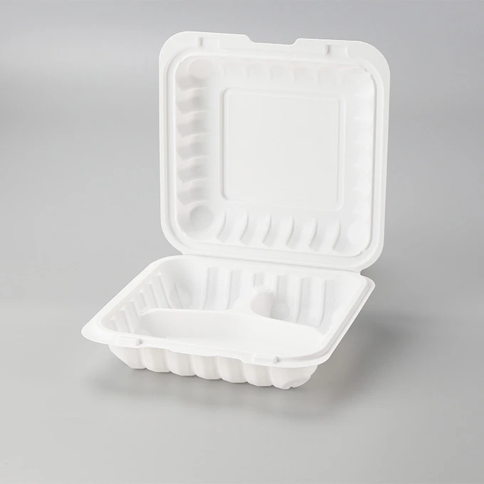 Bento Burger Kutusu Tek Kullanımlık Kapaklı Ambalaj