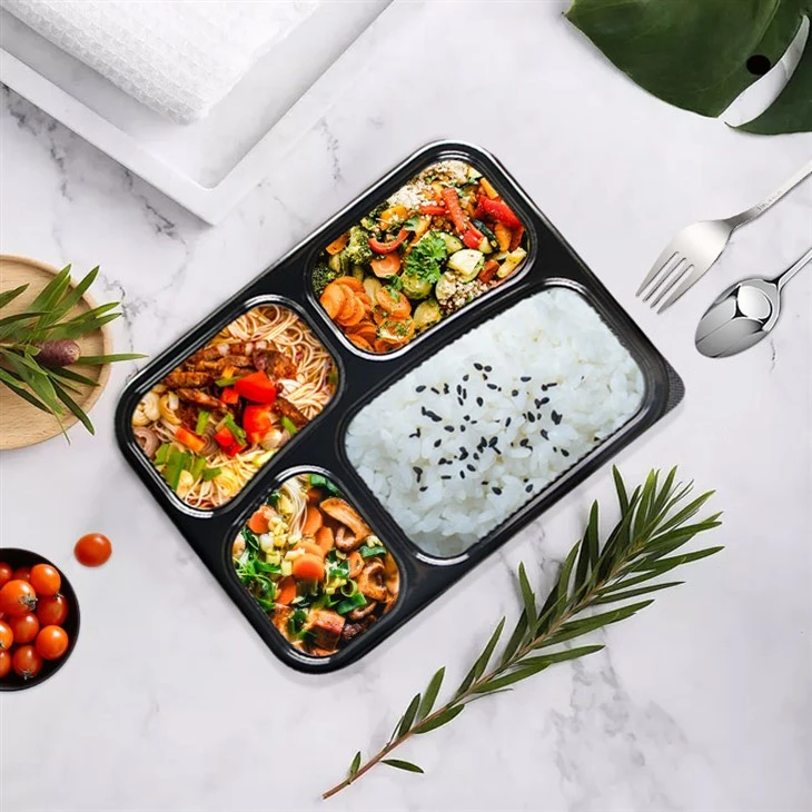 Bento Tek Kullanımlık Gıda Kutusu