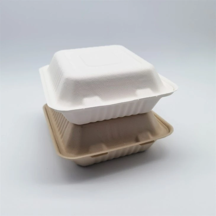 Biyobozunur Şeker Kamışı Küspesi Elyaf Hamuru Kağıt Paketleme Kabı