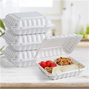 9''x9'' Plastik Paket Yemek Kabı