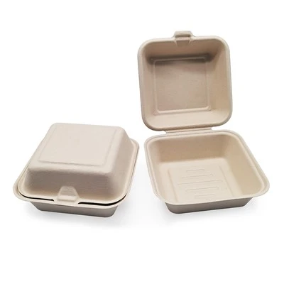 Clamshell Paper Food Container Clamshell Paper Food Container