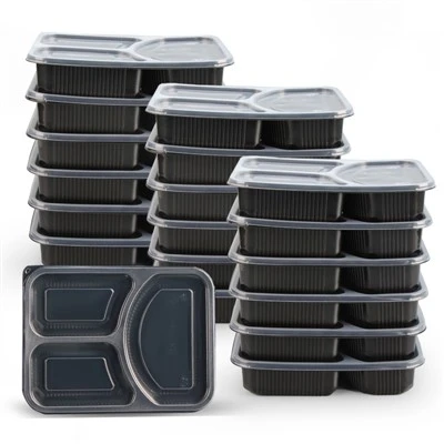 Tek Kullanımlık Kapaklı Bento Kutusu