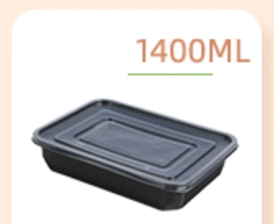 Tek Kullanımlık Gıda Kapları 1 Bölmeli