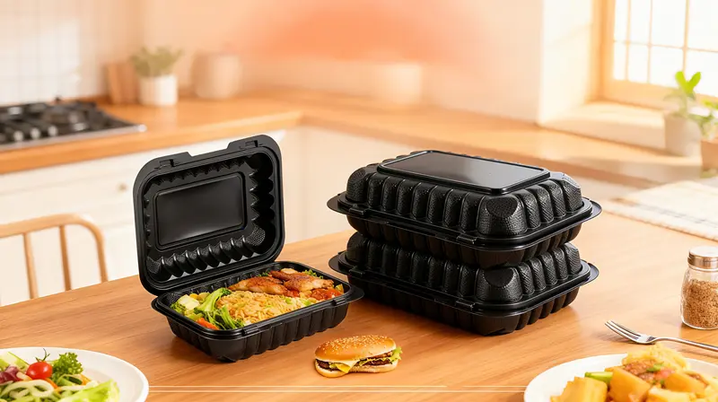 black food containers black food containers