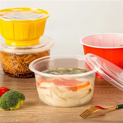 Plastic Round Bowls With Lids