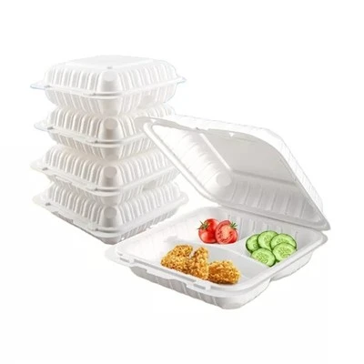 Plastik Paket Servis Kabı Gıda Kutusu